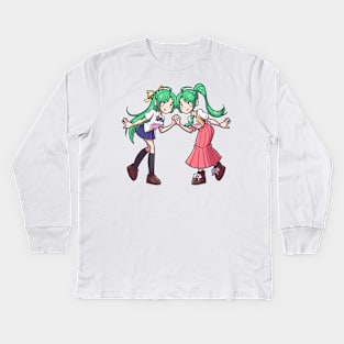 Sonozaki Twins Kids Long Sleeve T-Shirt